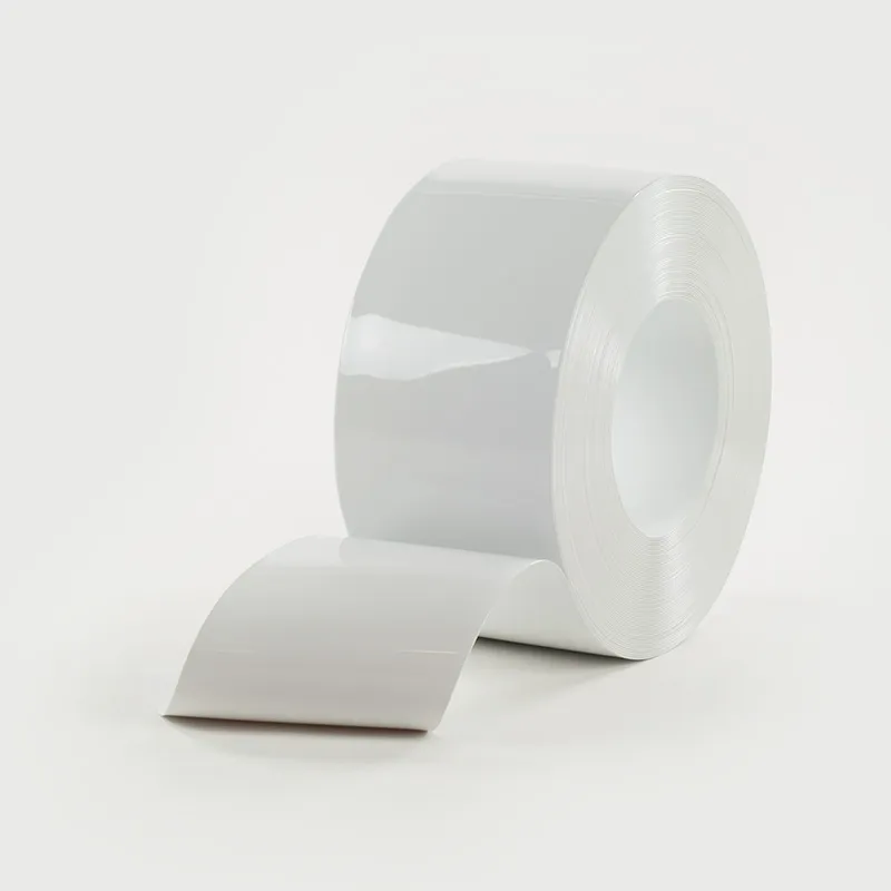 Amostra de bobina de PVC Branco Opaco - RP PLASS