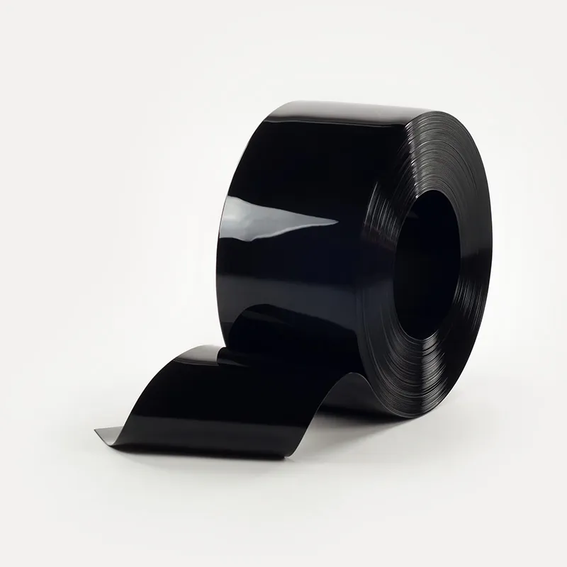 Amostra de bobina de PVC Preto Opaco - RP PLASS