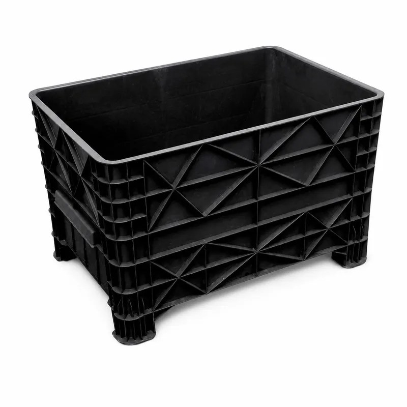 Caixa Coletora 370 Litros caixa plástica industrial  para organização e logística - Fabricante RP PLASS