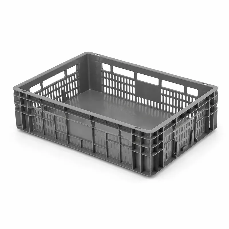 Miniatura da caixa plástica Caixa RP17 Fundo Fechado na cor Cinza - RP PLASS