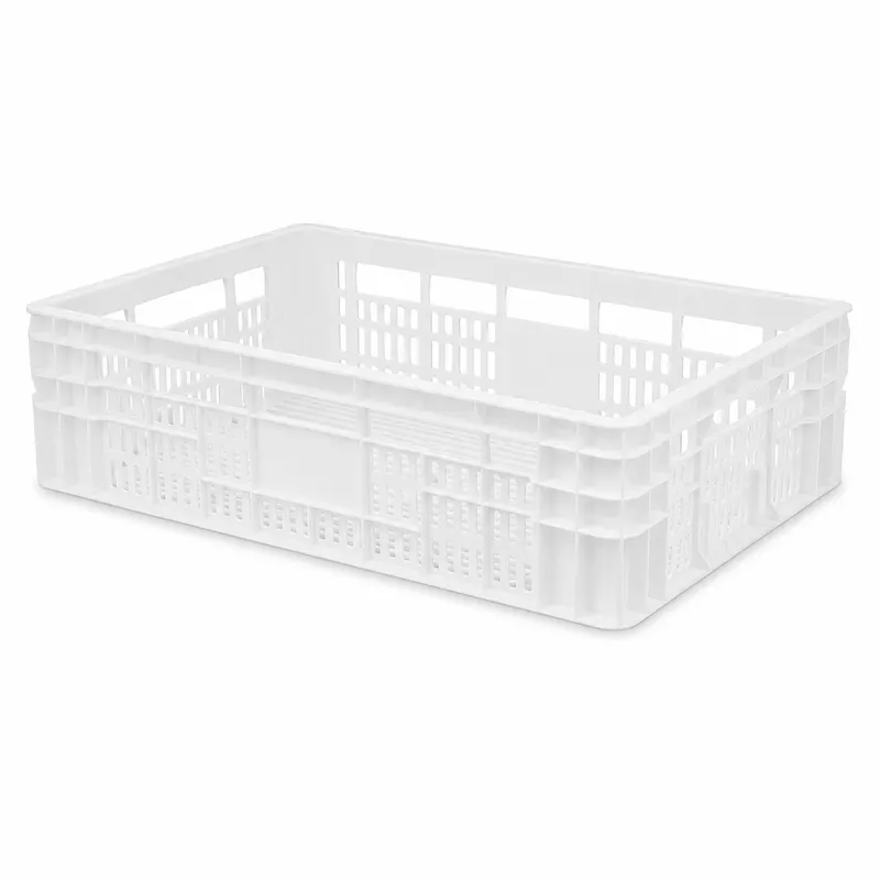 Miniatura da caixa plástica Caixa RP17 Totalmente Aberta na cor Branca - RP PLASS