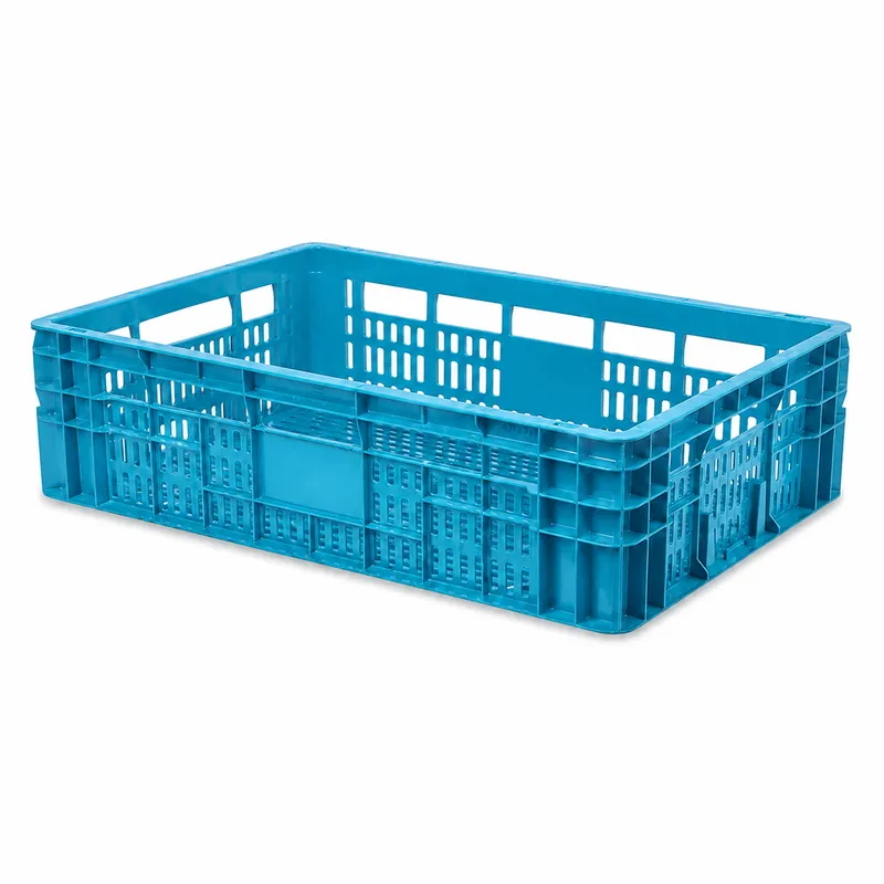 Miniatura da caixa plástica Caixa RP17 Totalmente Aberta na cor Ciano - RP PLASS