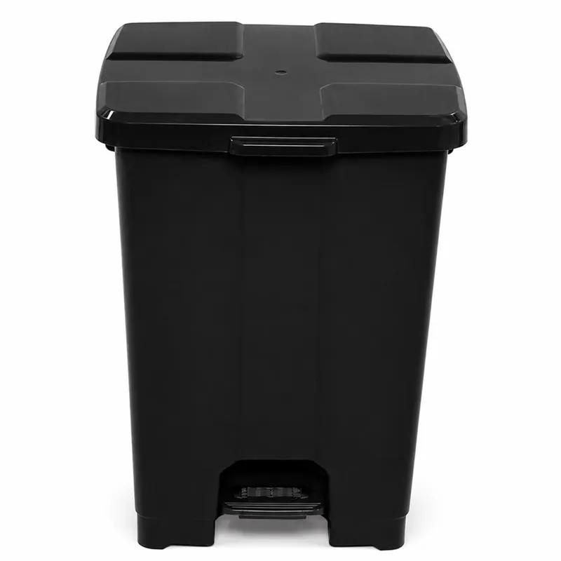 Cesto Quadrado com Pedal 60 Litros para coleta de resíduos