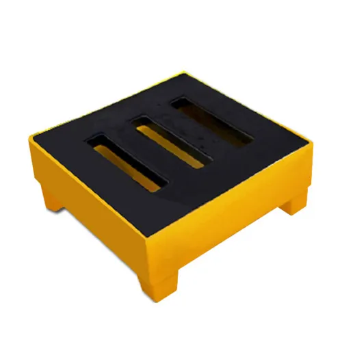 Contenção 1 tambor plástico reforçado  para logística e armazenagem - Fabricante RP PLASS