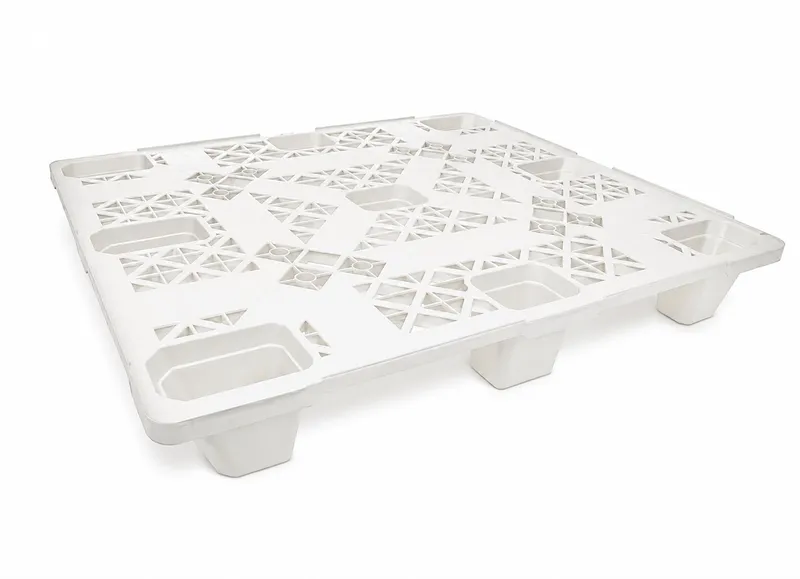 Miniatura do pallet plástico Pallet leve vazado na cor Branco - RP PLASS