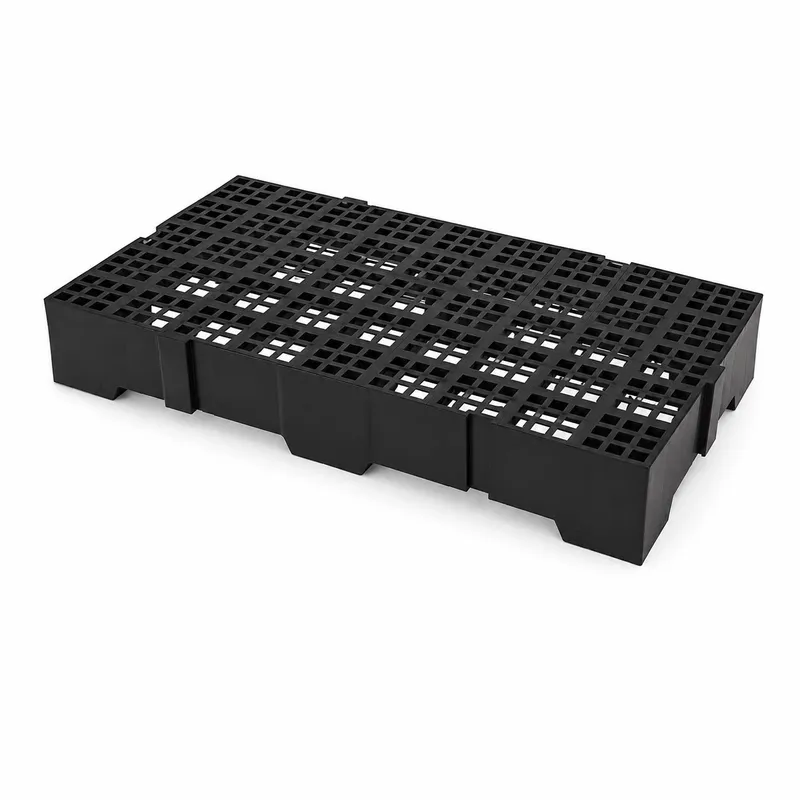 Estrado Especial RP plástico modular na cor Preto para indústria e comércio - Fabricante RP PLASS